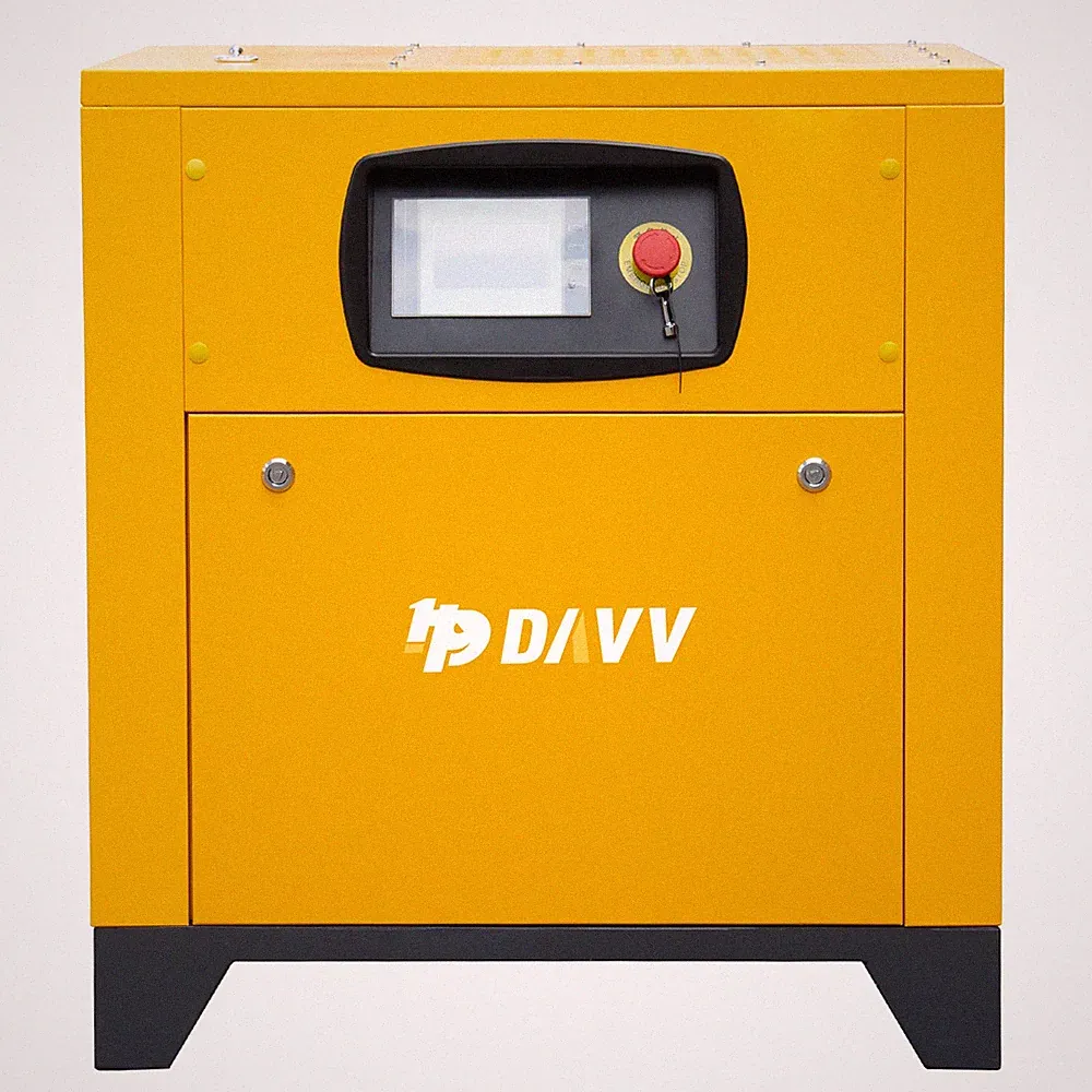 3 Phase 10 HP VFD 460V Rotary Screw Air Compressor 39CFM@115PSI Base Mounted