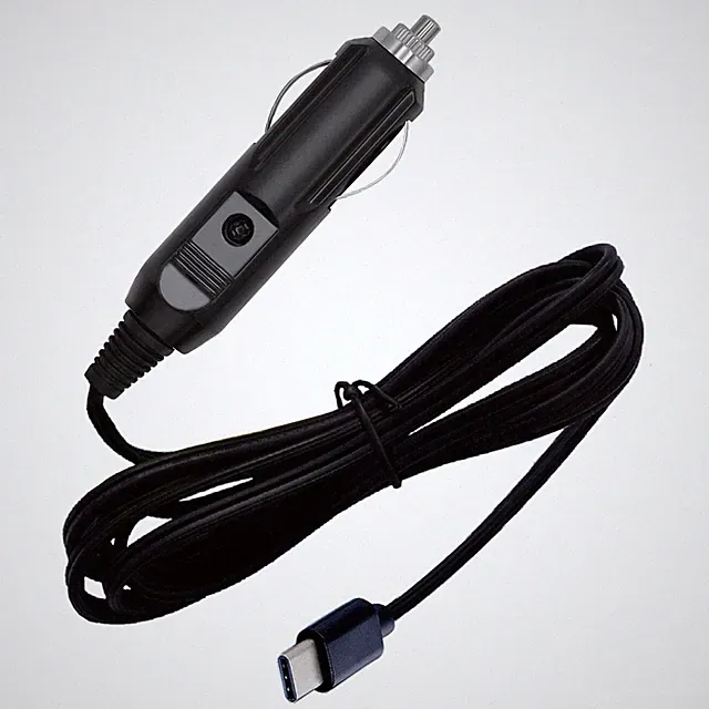 Car DC Adapter For Airmoto BP198 Tire Inflator Portable Air Compressor Pump Bike