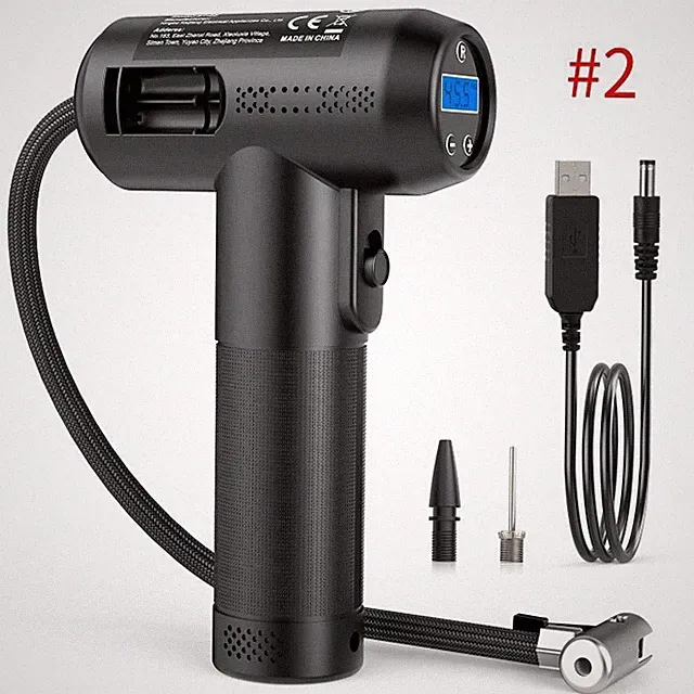 Portable Digital Air Compressor 150PSI Electric Auto Pump Tire Inflator Car SUV