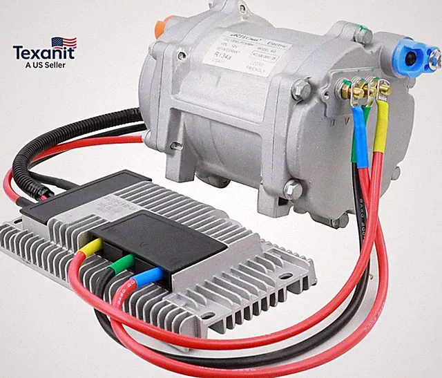 Universal AC Electric Compressor 20Cc/R Air Conditioner Compressor for 12V Auto